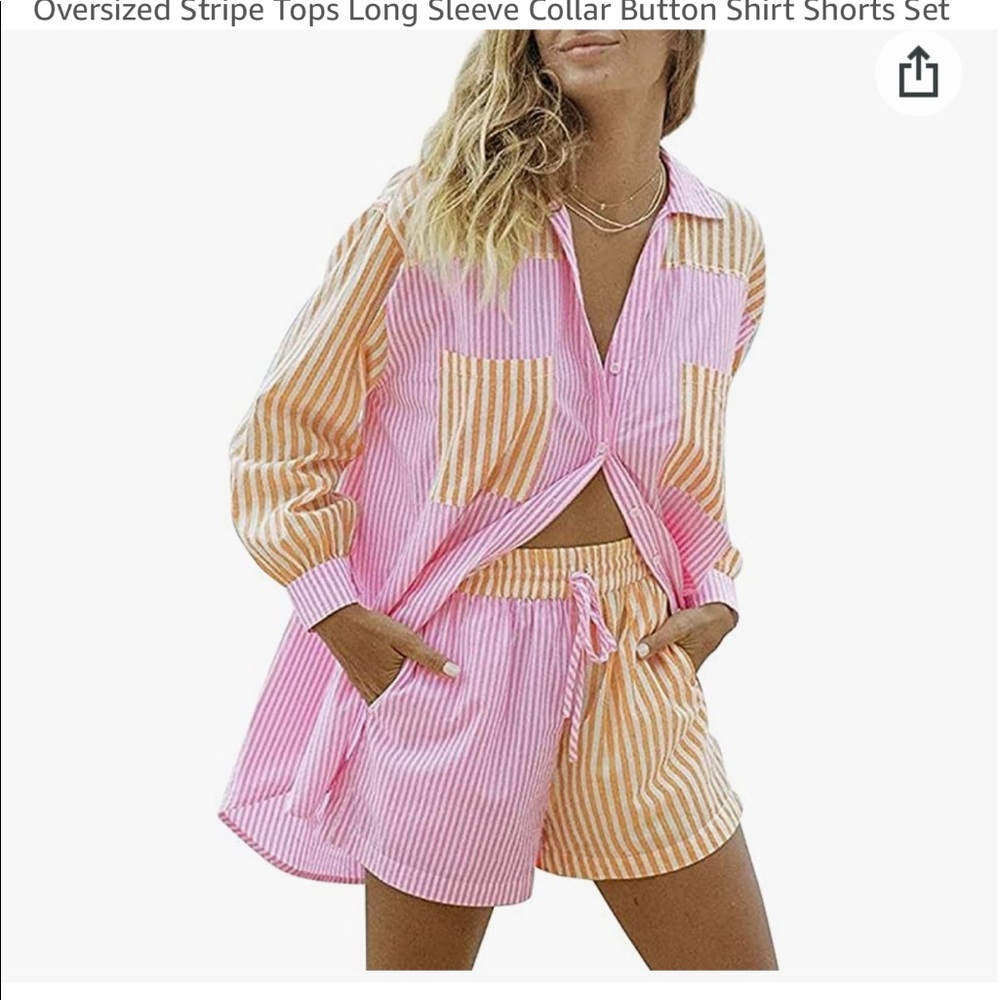 Striped matching set